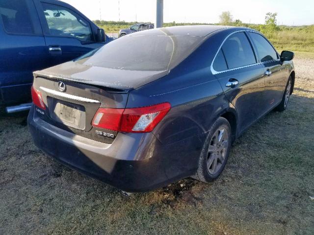 JTHBJ46G982267668 - 2008 LEXUS ES 350 GRAY photo 4