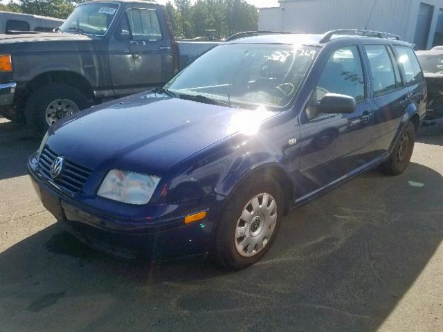 WVWRK61J73W564399 - 2003 VOLKSWAGEN JETTA GL BLUE photo 2