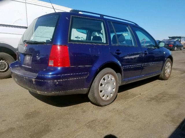 WVWRK61J73W564399 - 2003 VOLKSWAGEN JETTA GL BLUE photo 4