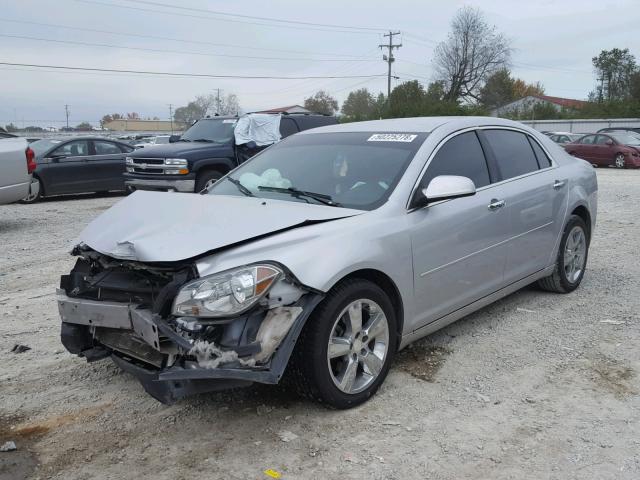 1G1ZD5E07CF342363 - 2012 CHEVROLET MALIBU 2LT SILVER photo 2