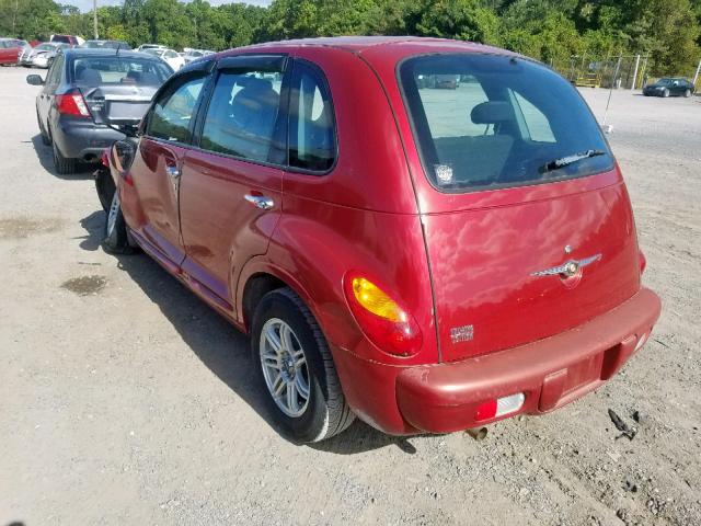 3C4FY58B05T592015 - 2005 CHRYSLER PT CRUISER MAROON photo 3