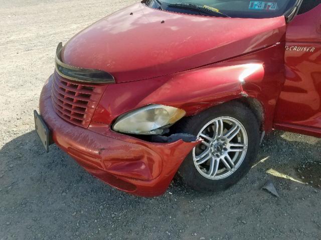 3C4FY58B05T592015 - 2005 CHRYSLER PT CRUISER MAROON photo 9