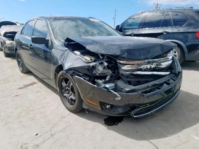 3FAHP0HAXBR266789 - 2011 FORD FUSION SE BLACK photo 1