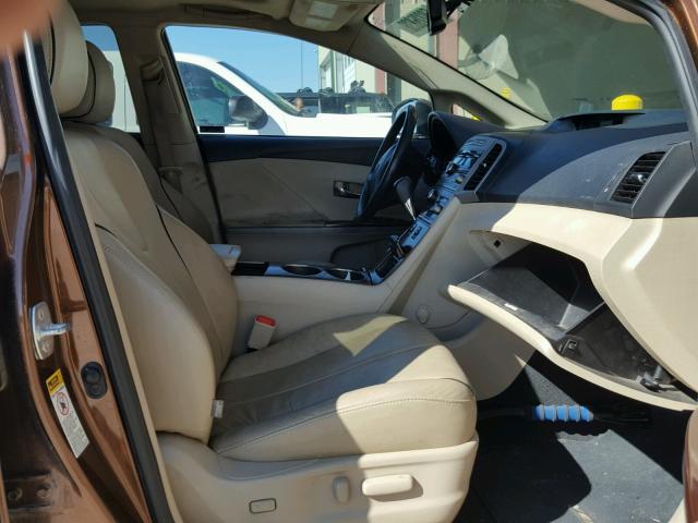 4T3BE11A69U008071 - 2009 TOYOTA VENZA BASE BROWN photo 5