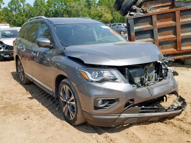5N1DR2MN2JC660545 - 2018 NISSAN PATHFINDER GRAY photo 1