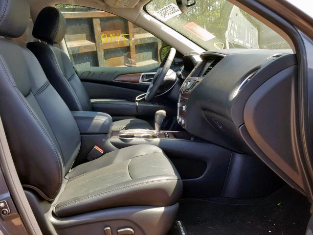 5N1DR2MN2JC660545 - 2018 NISSAN PATHFINDER GRAY photo 5