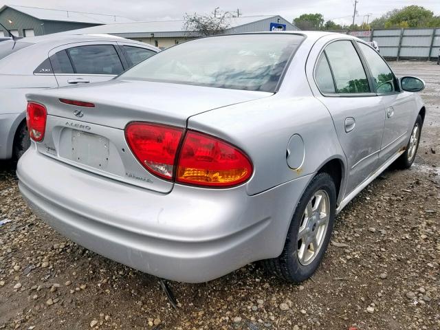 1G3NF52E92C160874 - 2002 OLDSMOBILE ALERO GLS SILVER photo 4