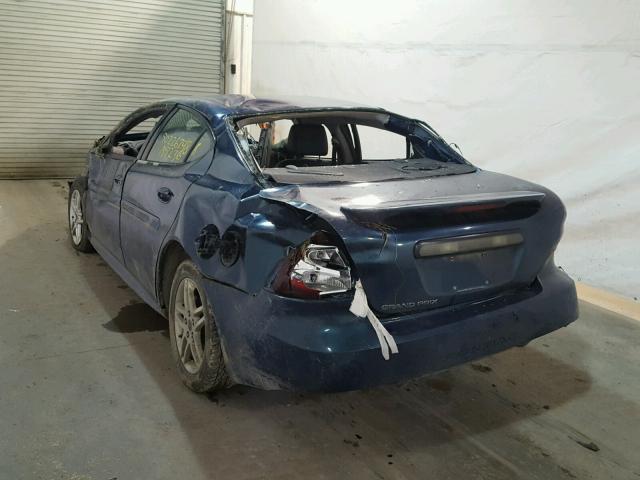2G2WR554161233685 - 2006 PONTIAC GRAND PRIX BLUE photo 3