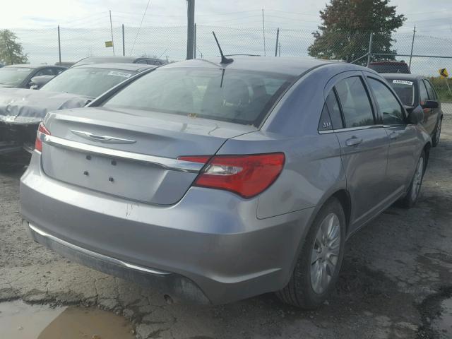 1C3CCBAB8DN668304 - 2013 CHRYSLER 200 LX BLACK photo 4