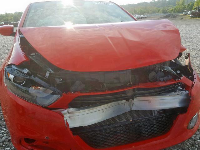 1C3CDFBA4GD652699 - 2016 DODGE DART SXT RED photo 9