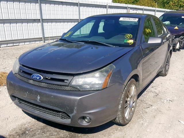 1FAHP3GN1AW287211 - 2010 FORD FOCUS SES GRAY photo 2