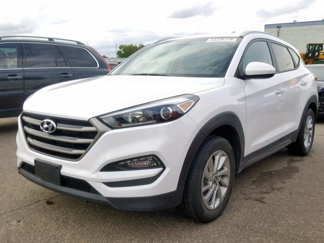 KM8J3CA49GU224106 - 2016 HYUNDAI TUCSON LIM WHITE photo 2