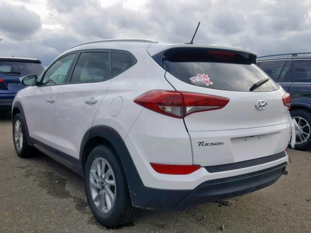 KM8J3CA49GU224106 - 2016 HYUNDAI TUCSON LIM WHITE photo 3