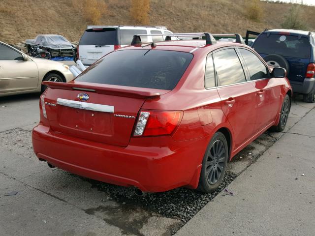 JF1GE61688H503932 - 2008 SUBARU IMPREZA 2. RED photo 4