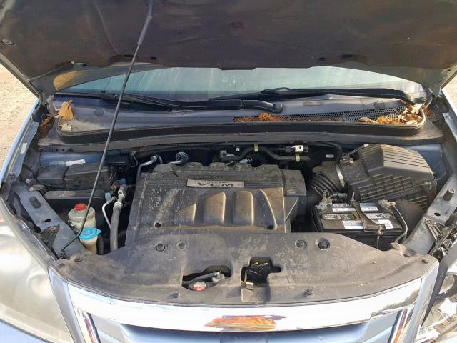 5FNRL38778B010569 - 2008 HONDA ODYSSEY EX BLUE photo 7