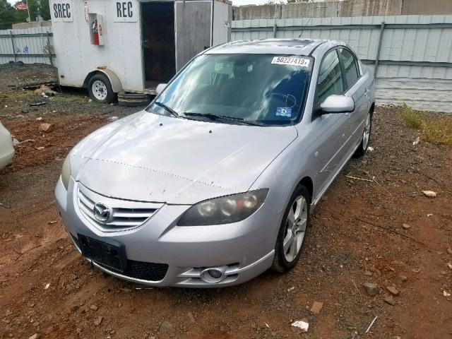 JM1BK123441171656 - 2004 MAZDA 3 S SILVER photo 2