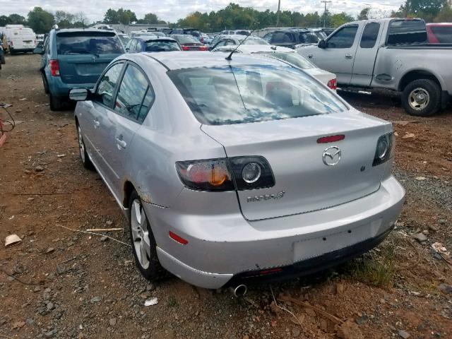 JM1BK123441171656 - 2004 MAZDA 3 S SILVER photo 3