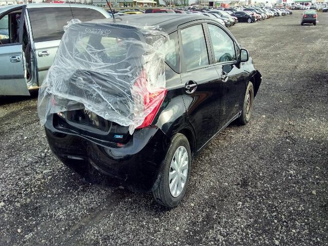 3N1CE2CP5EL418389 - 2014 NISSAN VERSA NOTE BLACK photo 4