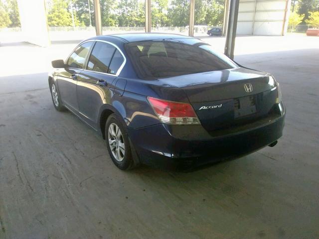 1HGCP26458A036966 - 2008 HONDA ACCORD LXP BLUE photo 3