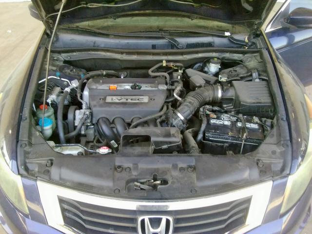 1HGCP26458A036966 - 2008 HONDA ACCORD LXP BLUE photo 7