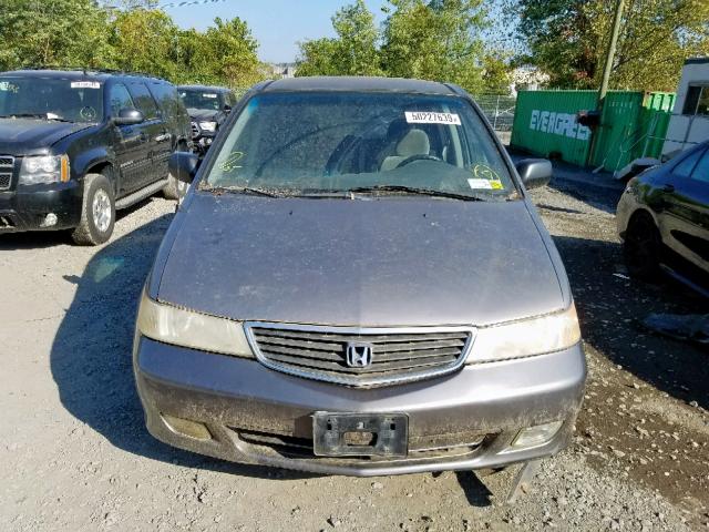 2HKRL1858YH550873 - 2000 HONDA ODYSSEY LX GRAY photo 9