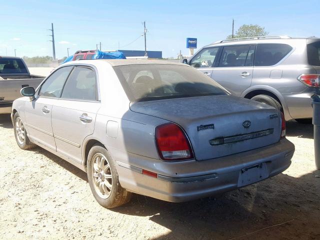 KMHFU45D31A136972 - 2001 HYUNDAI XG 300 SILVER photo 3