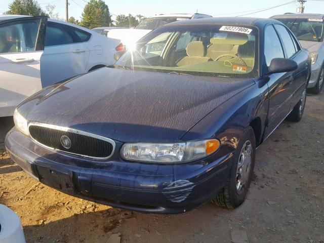 2G4WS52J821170763 - 2002 BUICK CENTURY CU BLUE photo 2