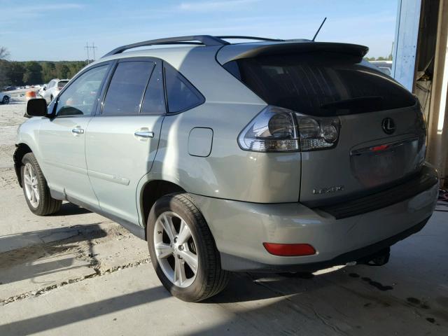 JTJGW31U082009746 - 2008 LEXUS RX 400H GREEN photo 3