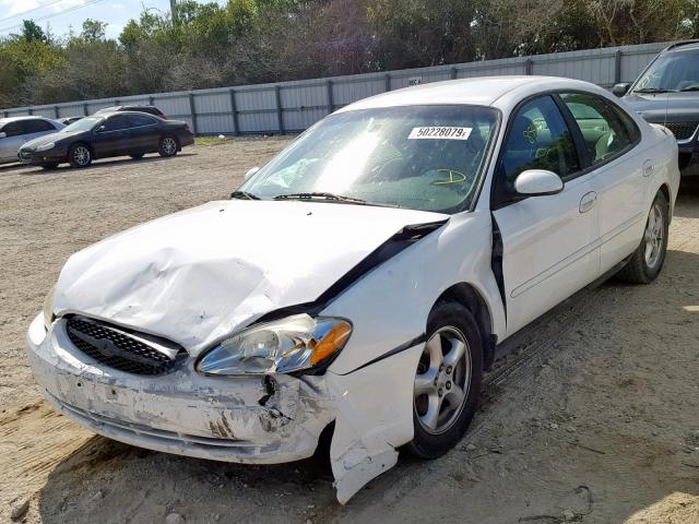 1FAFP55233A167065 - 2003 FORD TAURUS SES WHITE photo 2