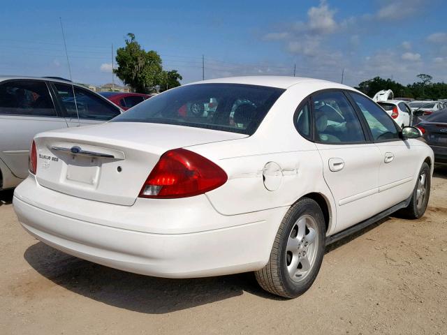 1FAFP55233A167065 - 2003 FORD TAURUS SES WHITE photo 4