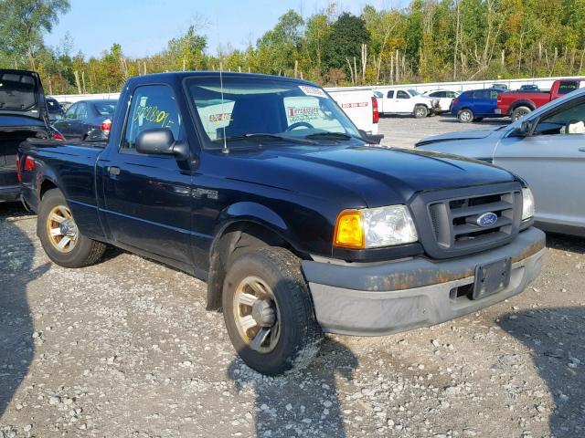 1FTYR10U34PB45189 - 2004 FORD RANGER BLACK photo 1