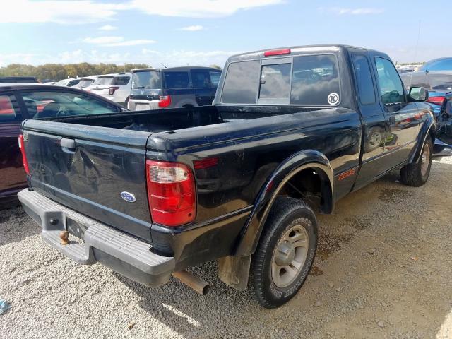 1FTYR14U93PB57243 - 2003 FORD RANGER SUP BLACK photo 4