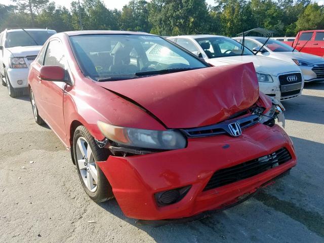 2HGFG12838H517316 - 2008 HONDA CIVIC EX RED photo 1