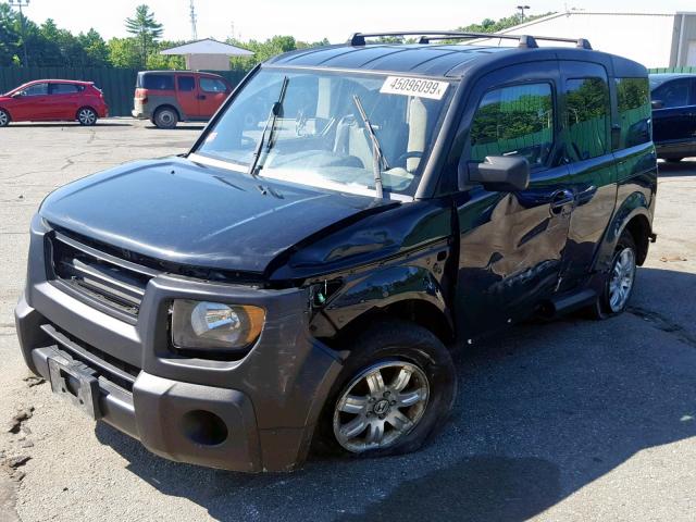 5J6YH28798L007185 - 2008 HONDA ELEMENT EX BLACK photo 9