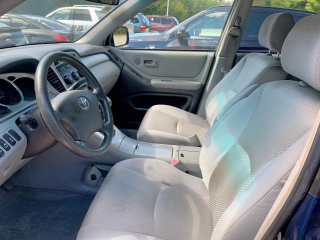 JTEEP21A650116519 - 2005 TOYOTA HIGHLANDER BLUE photo 5