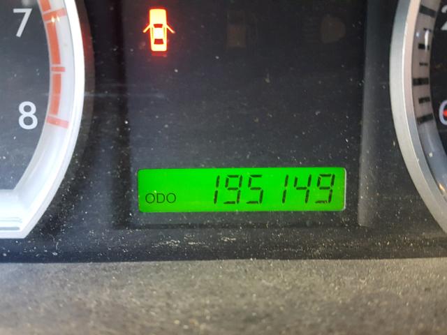 KL1TD56EX9B334255 - 2009 CHEVROLET AVEO LS SILVER photo 8