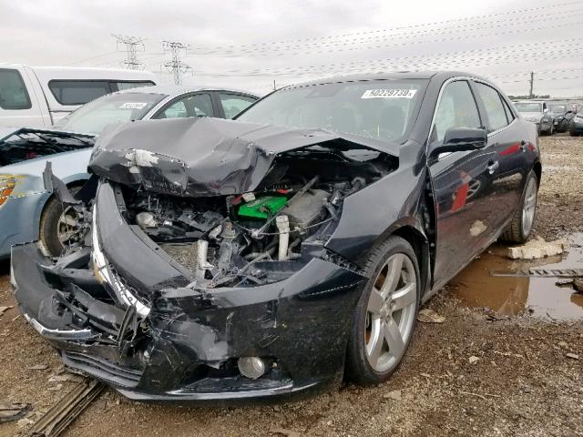 1G11J5SX2EF107721 - 2014 CHEVROLET MALIBU LTZ Қара фото 2
