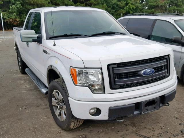 1FTFX1EF6DFC69955 - 2013 FORD F150 SUPER WHITE photo 1