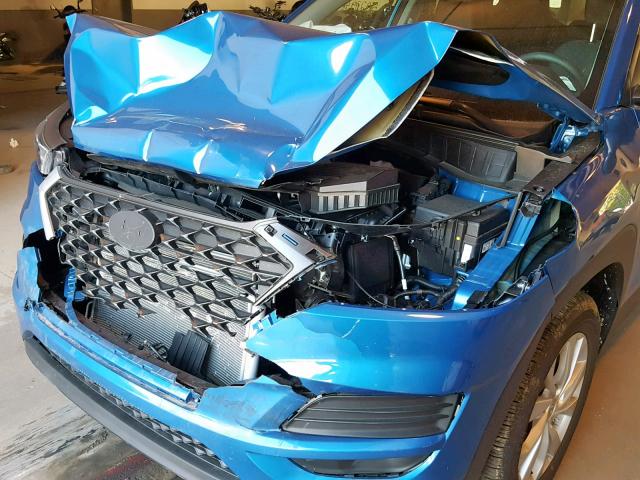 KM8J33A4XKU895339 - 2019 HYUNDAI TUCSON LIM BLUE photo 9