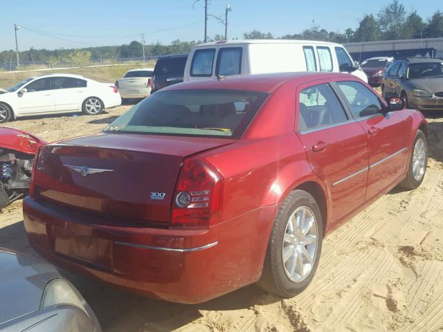 2C3LA53G78H329600 - 2008 CHRYSLER 300 TOURIN RED photo 4