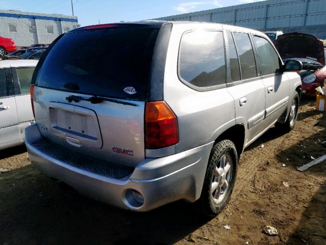 1GKDT13S542180859 - 2004 GMC ENVOY GRAY photo 4