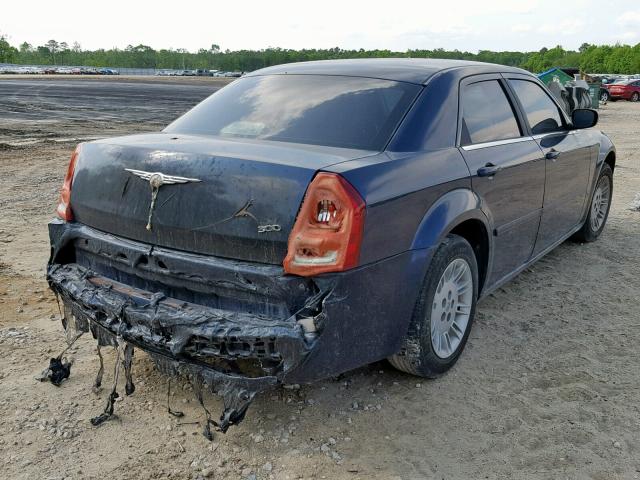 2C3KA43R76H106476 - 2006 CHRYSLER 300 BLUE photo 4