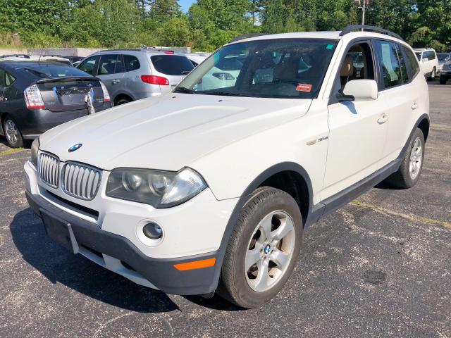 WBXPC93487WF27662 - 2007 BMW X3 3.0SI WHITE photo 2