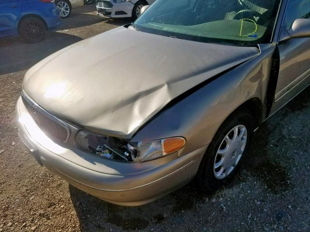 2G4WS52J511334307 - 2001 BUICK CENTURY CU TAN photo 9