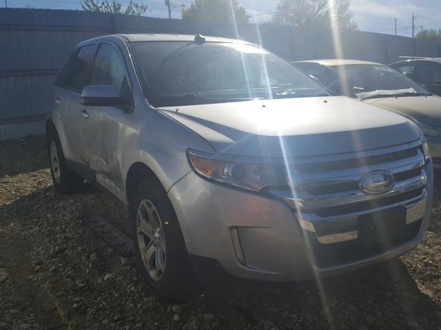 2FMDK4JC2CBA60985 - 2012 FORD EDGE SEL SILVER photo 1