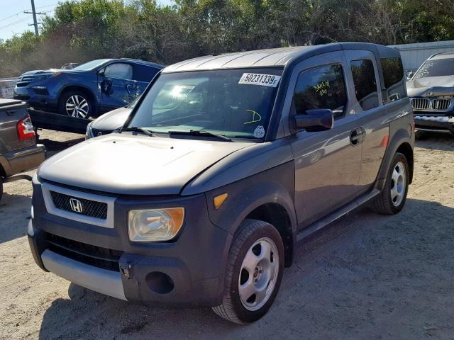 5J6YH18665L008081 - 2005 HONDA ELEMENT EX GRAY photo 2