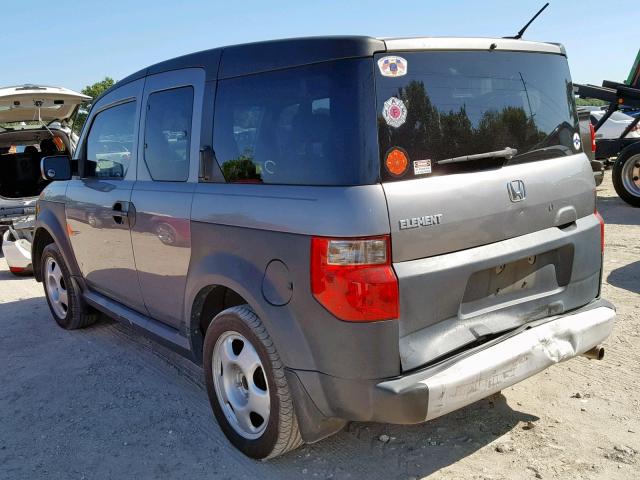 5J6YH18665L008081 - 2005 HONDA ELEMENT EX GRAY photo 3