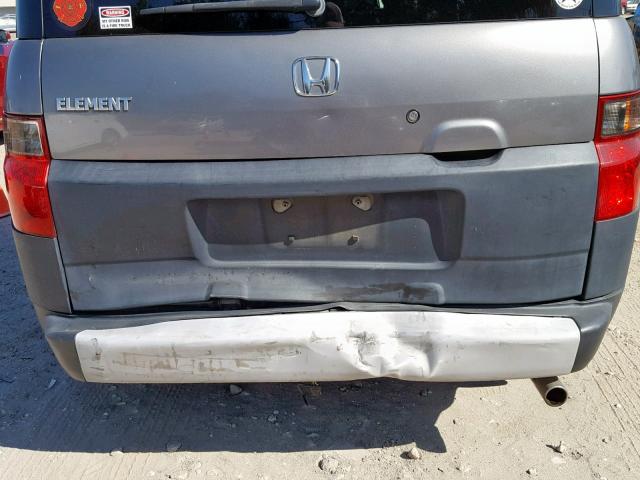 5J6YH18665L008081 - 2005 HONDA ELEMENT EX GRAY photo 9