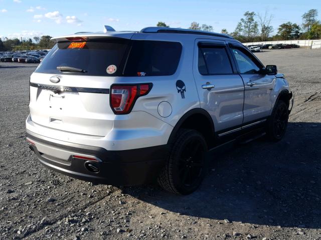 1FM5K7F84GGC06778 - 2016 FORD EXPLORER L SILVER photo 4