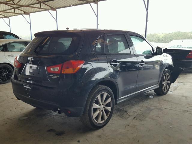 4A4AP3AU9EE004361 - 2014 MITSUBISHI OUTLANDER BLACK photo 4